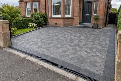 Grey monoblock pattern